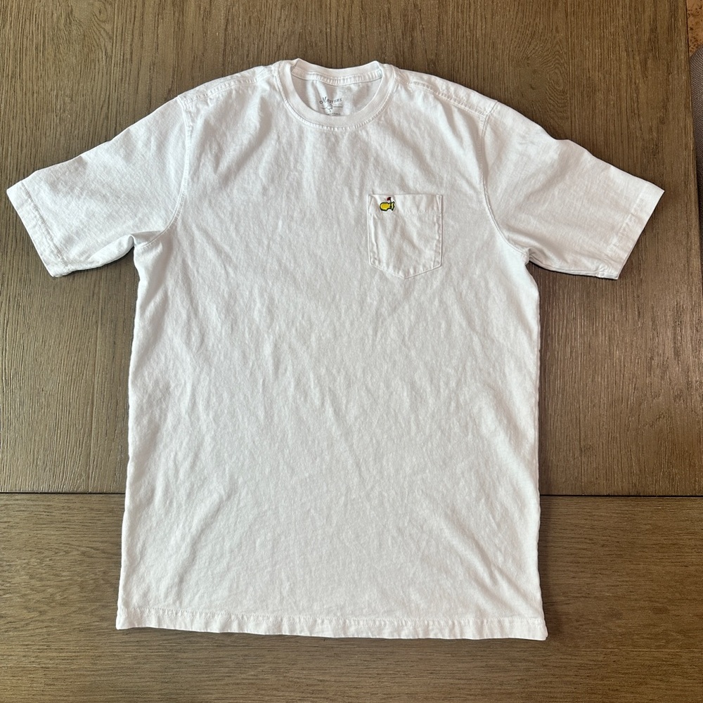 Masters Men’s Short Sleeve T-Shirt Size Small White